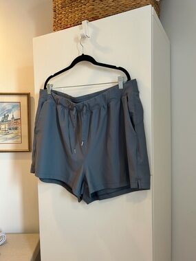 Old Navy Slate Blue Drawstring Athletic Shorts